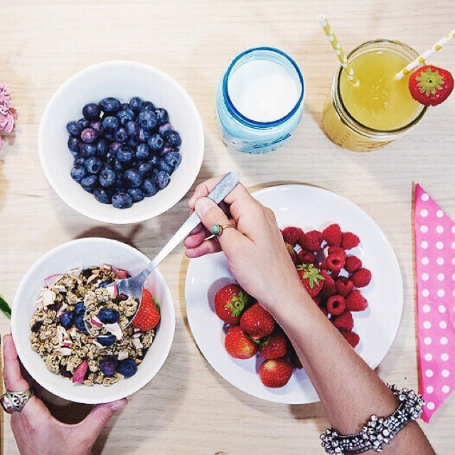 Fashion Bloggers Love Posting Food to Instagram