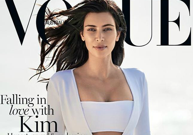 Kim Kardashian australian Vogue Cover