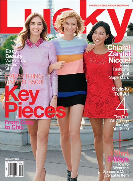 lucky magazine fashion bloggers february 2015