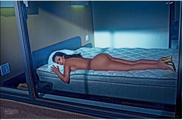 Kim Kardashian Gets Naked For Love Magazine