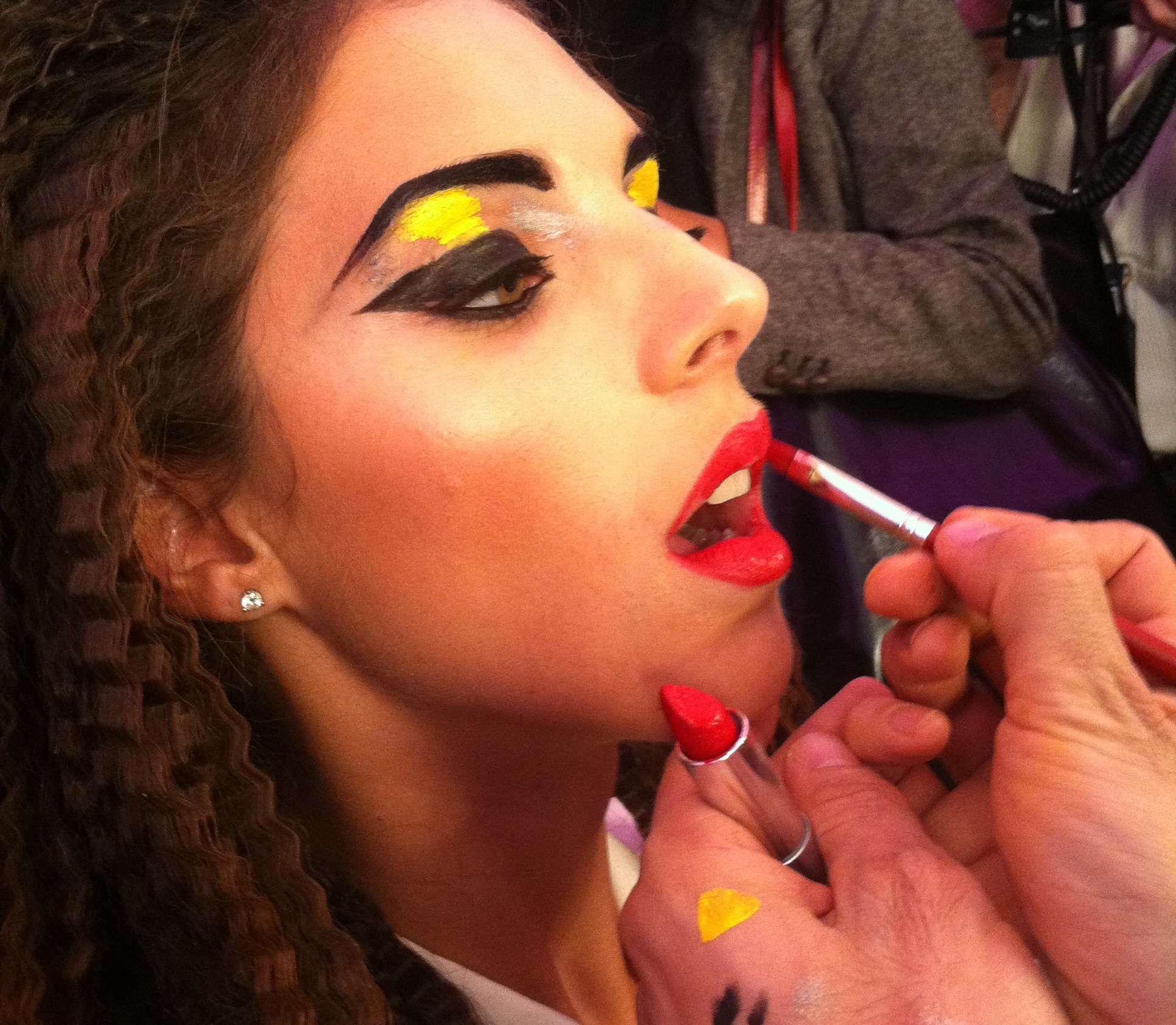 Pin-Up, Superhero Look Betsey Johnson Spring 2013