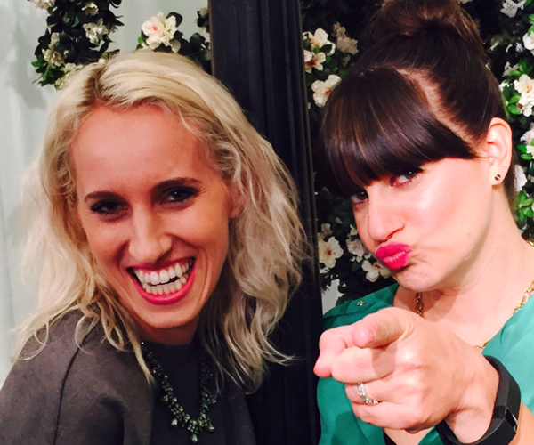 Just a few weeks later I was blonde and brassy (with some hidden gray at the bottom).