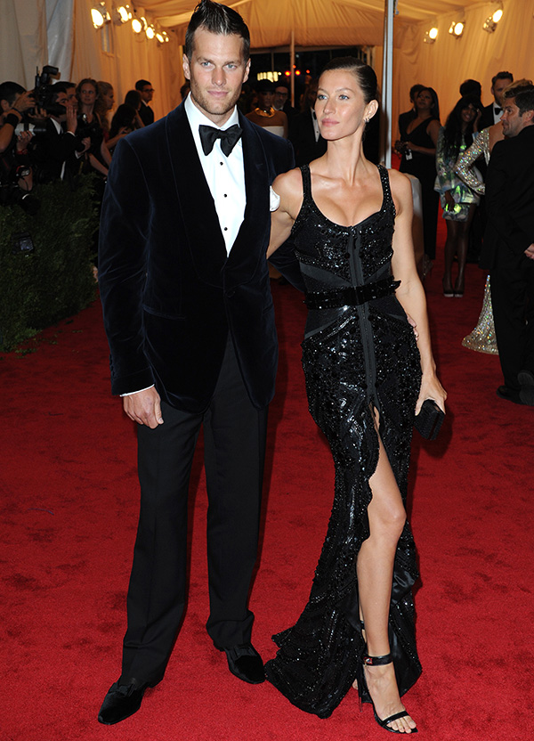 Gisele Bundchen and Tom Brady Schiaparelli and Prada 'Impossible Conversations' Costume Institute Gala 2012 at The Metropolitan Museum of Art Featuring: Gisele Bundchen and Tom Brady Where: New York City, United States When: 07 May 2012 Credit: WENN