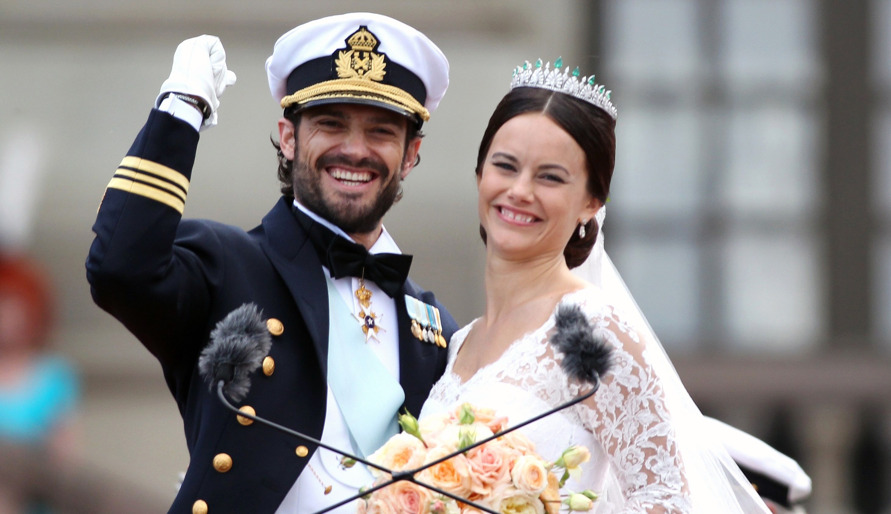 The wedding of Prince Carl Philip of Sweden and Sofia Hellqvist at the Royal Palace in Stockholm