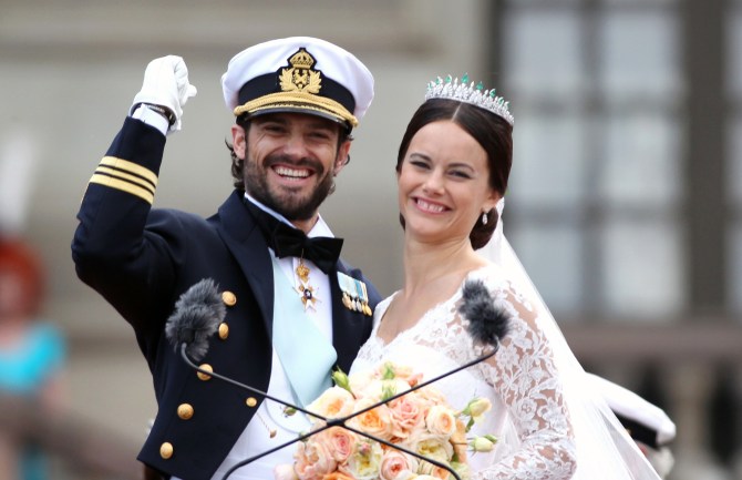 The wedding of Prince Carl Philip of Sweden and Sofia Hellqvist at the Royal Palace in Stockholm