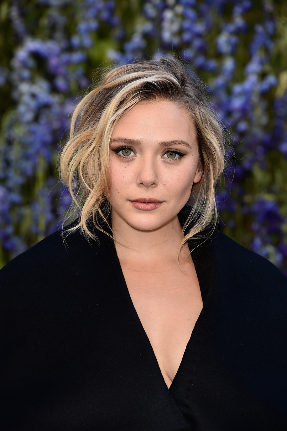 elizabeth olsen brown lipstick