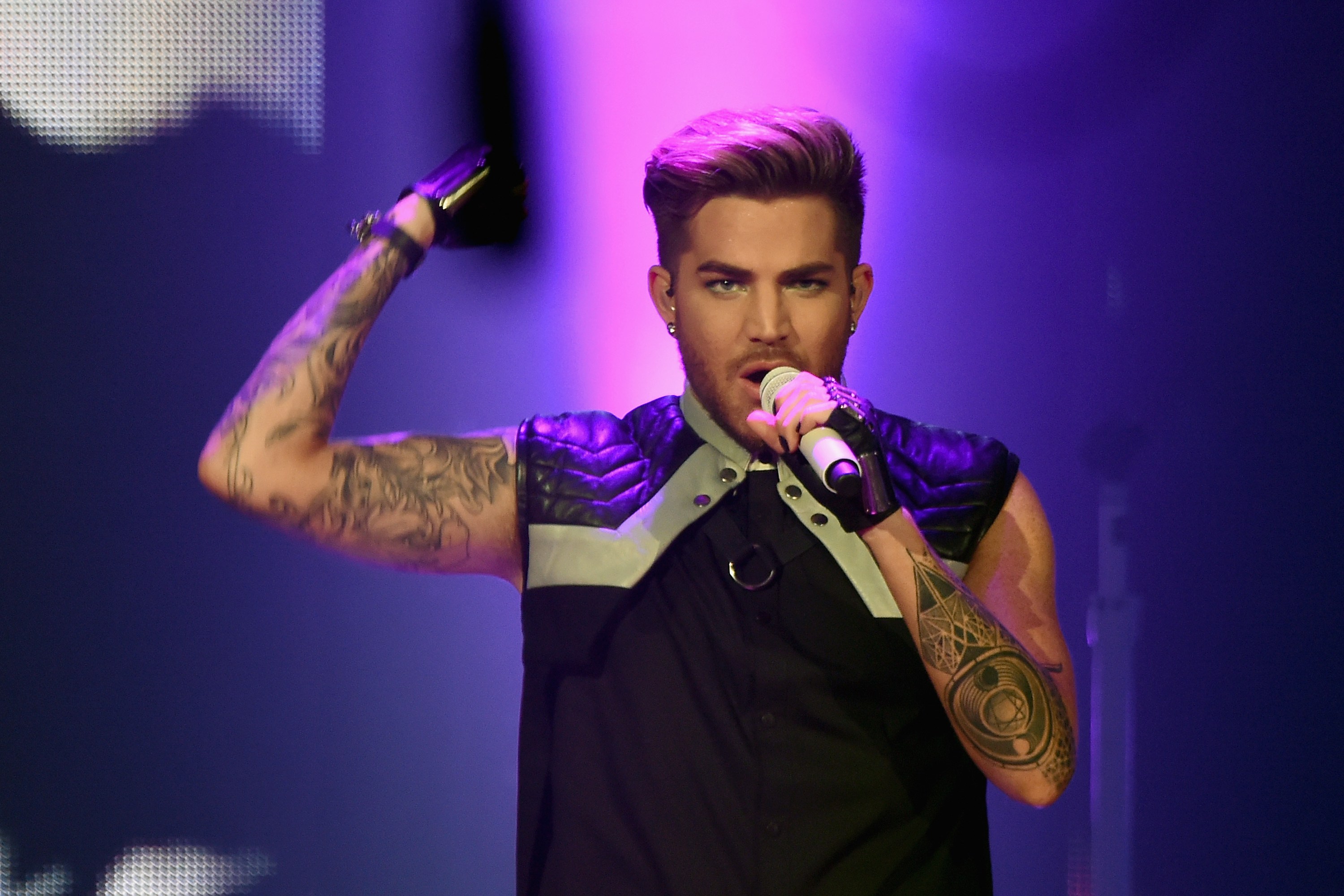 Watch Adam Lambert Slay His New Song 'Welcome to the Show' on 'American Idol'