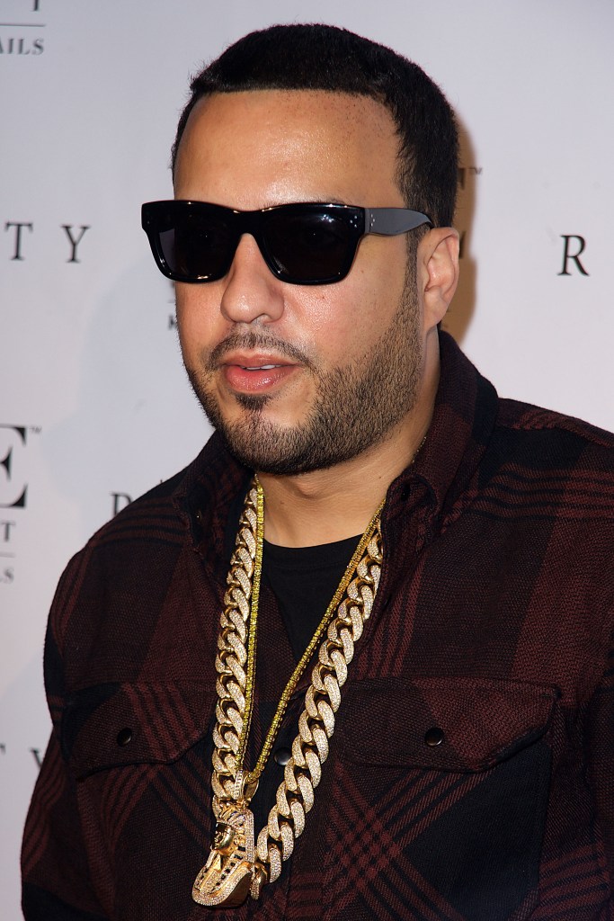 WEST HOLLYWOOD, CA - DECEMBER 15: French Montana arrives at the Chris Brown listening party for 'Royalty' at HYDE Sunset: Kitchen + Cocktails on December 15, 2015 in West Hollywood, California. (Photo by Unique Nicole/FilmMagic)