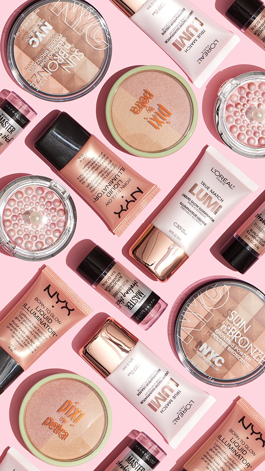 best drugstore makeup highlighters