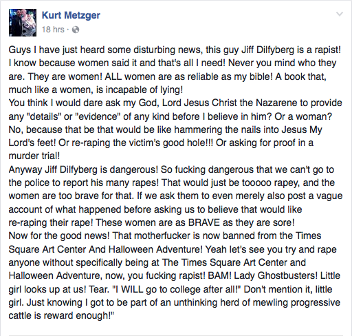 Facebook / @kurt.metzger