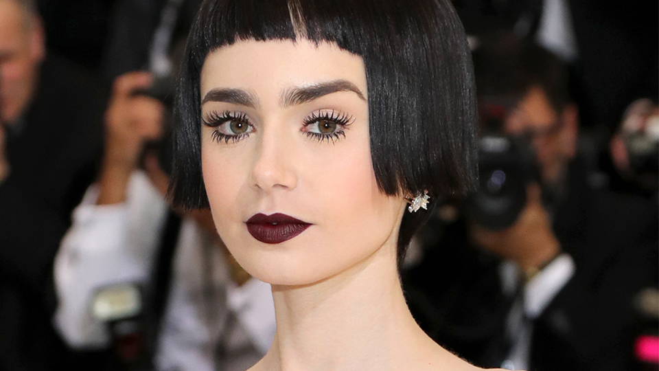 met gala lily collins