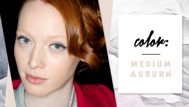 STYLECASTER | Simple Hair Color Chart for Every Shade | Medium Auburn