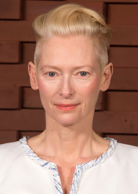 STYLECASTER | Celebrity Pompadours | Tilda Swinton