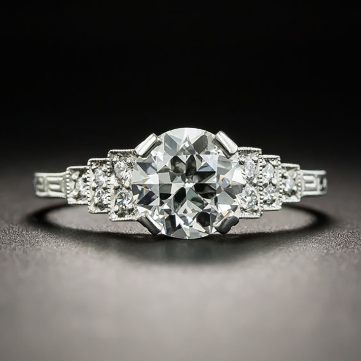 STYLECASTER | 57 Art Deco Engagement Rings So Stunning They Belong in Museums