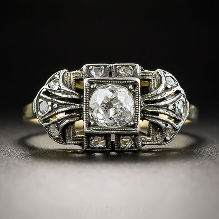 STYLECASTER | 57 Art Deco Engagement Rings So Stunning They Belong in Museums