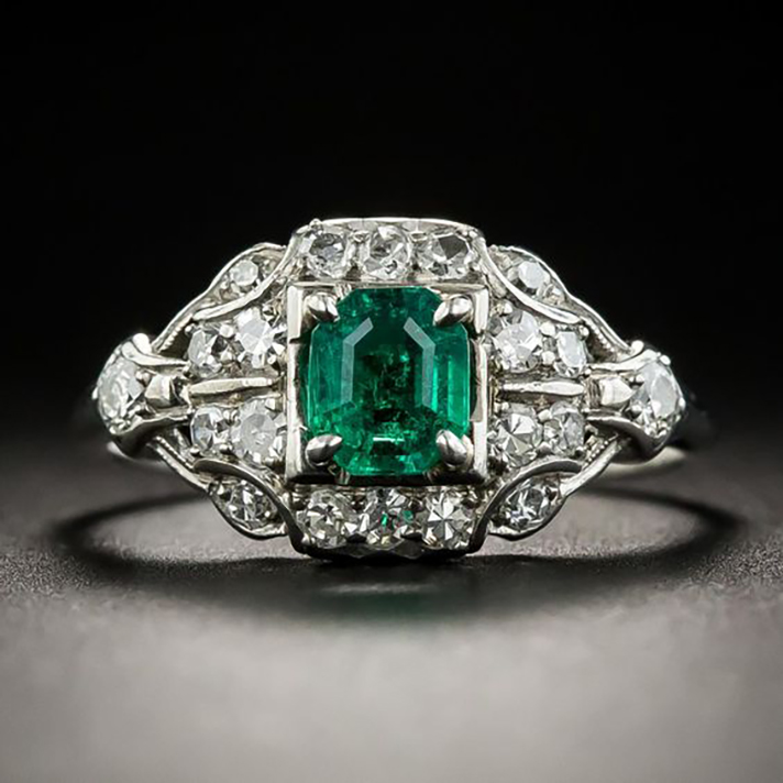 STYLECASTER | 57 Art Deco Engagement Rings So Stunning They Belong in Museums