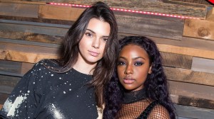 Justine Skye and Kendall Jenner