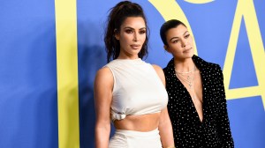 Kim and Kourtney Kardashian