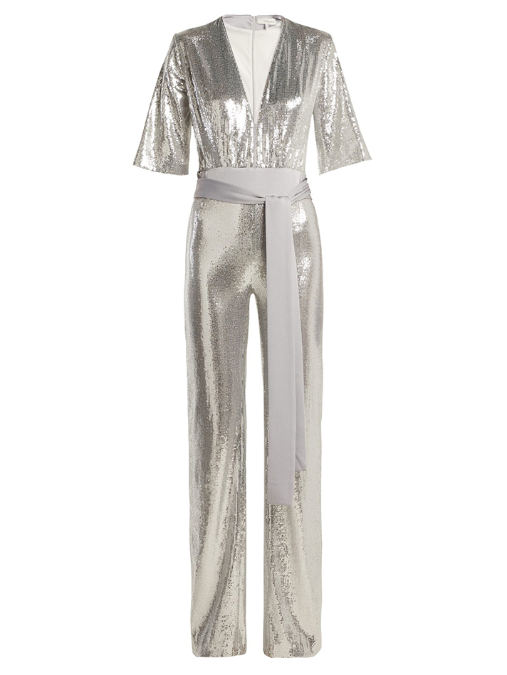 STYLECASTER | Sequin Jumpsuits Are the Trendiest (and Comfiest) Way to Dress Up This Holiday Season