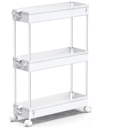 SPACEKEEPER Slim Rolling Storage Cart