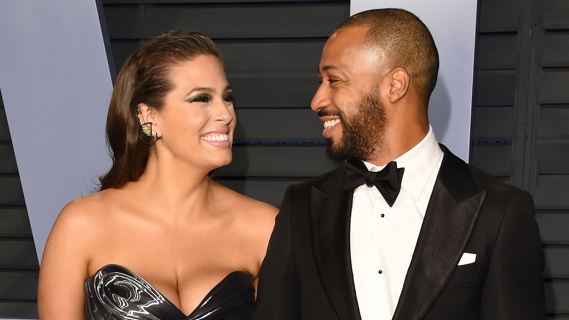 Ashley Graham and Justin Ervin