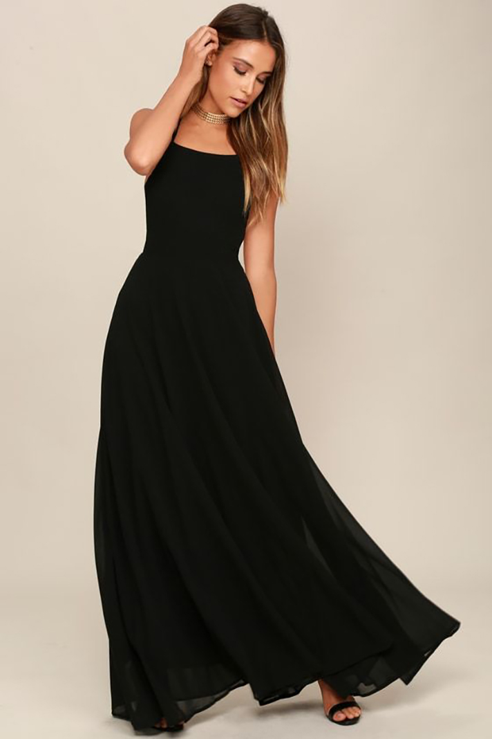 STYLECASTER | Chic Black Bridesmaid Dresses Your Bridesmaids Will Love You For