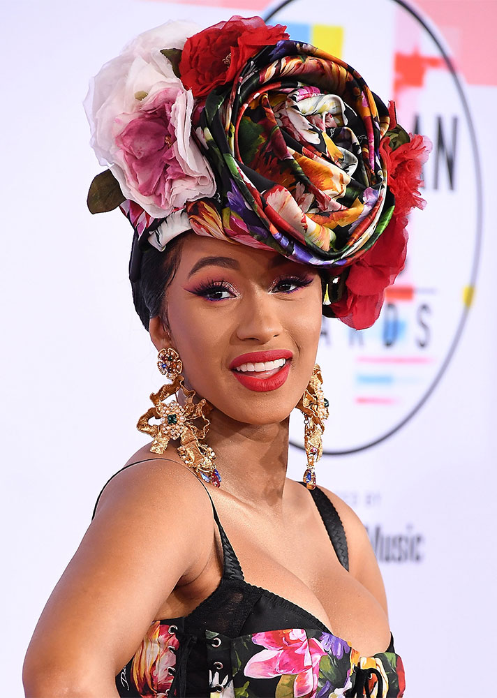 Cardi B. 2018 American Music Awards.