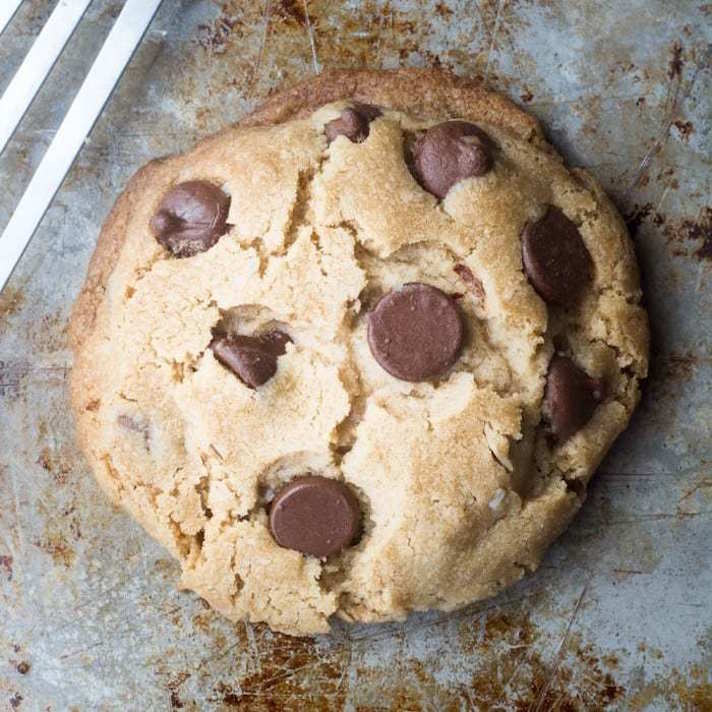 STYLECASTER | 17 Easy Single-Serve Desserts for Nights You Need a Little Something | Chocolate Chip Cooke