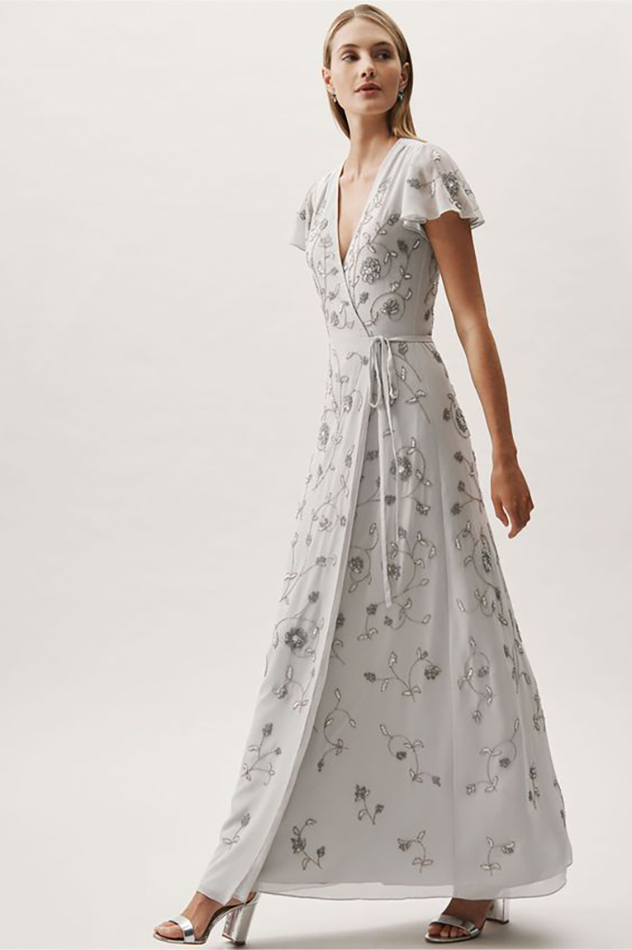 STYLECASTER | Gray Is a Seriously Underrated Bridesmaid Dress Color