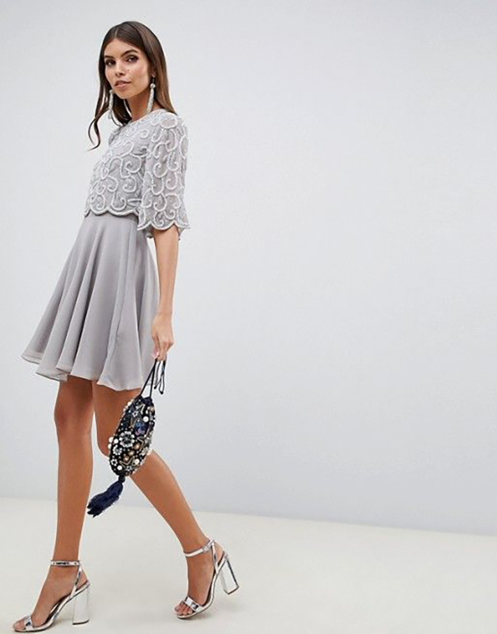 STYLECASTER | Gray Is a Seriously Underrated Bridesmaid Dress Color