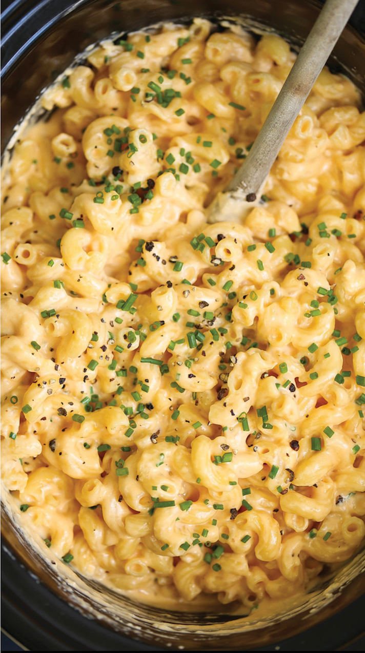 STYLECASTER | 17 Slow-Cooker Mac and Cheese Recipes That Are Total Game-Changers | Four Cheese Mac and Cheese