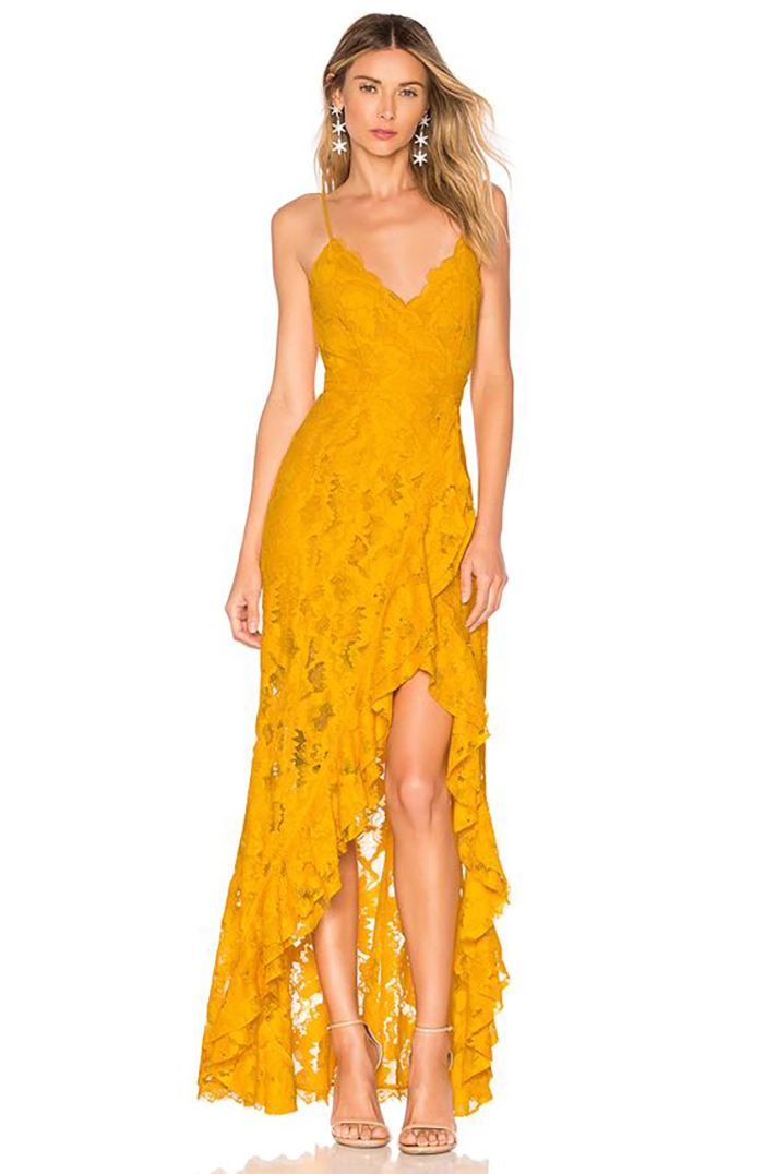 STYLECASTER | Yellow Bridesmaid Dresses Are Statement-Making Without Looking Over-the-Top