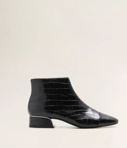 Croc-Effect Ankle Booties Are Effectively Replacing Last Season’s Snakeskin | STYLECASTER