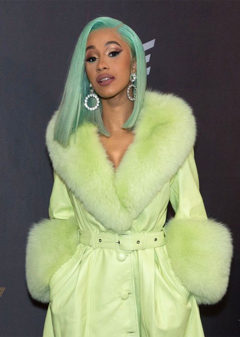 celeb-hair-color-2019-cardi-before