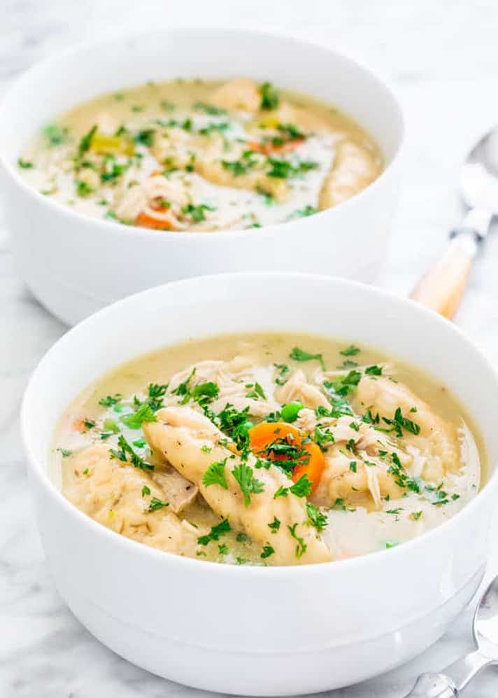 STYLECASTER | 17 Easy Instant Pot Chicken Recipes That'll Save You So Much Time | Chicken and Dumplings