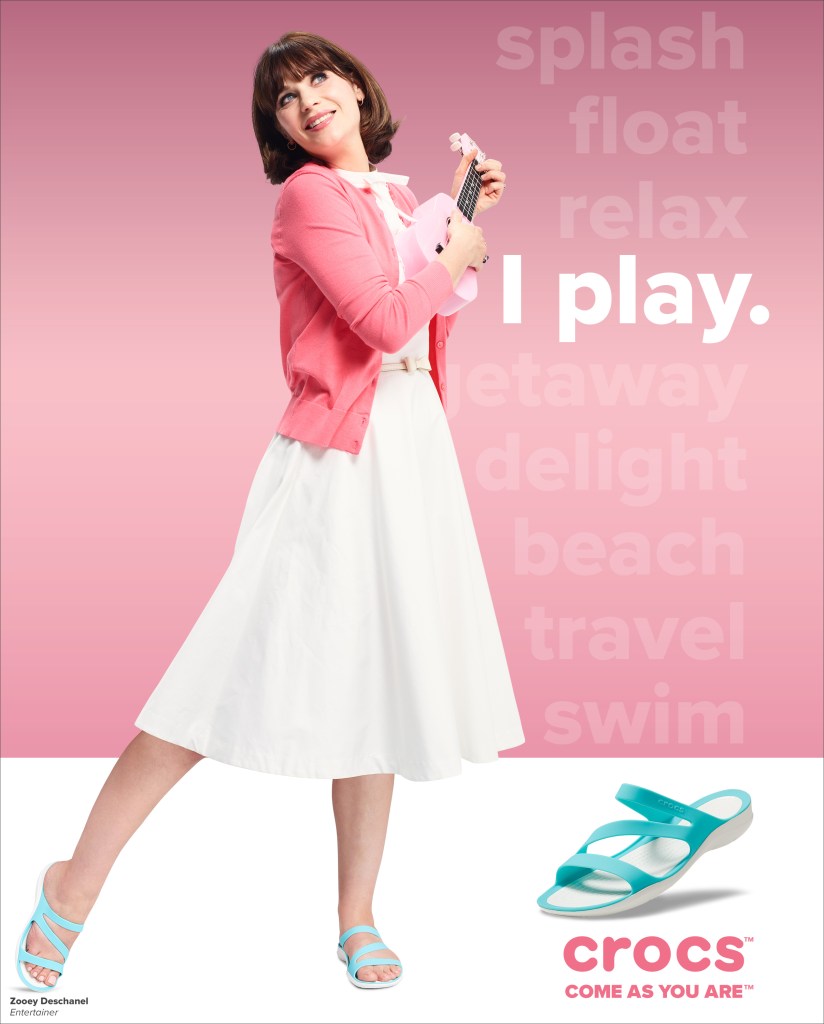 Zooey Deschanel for Crocs