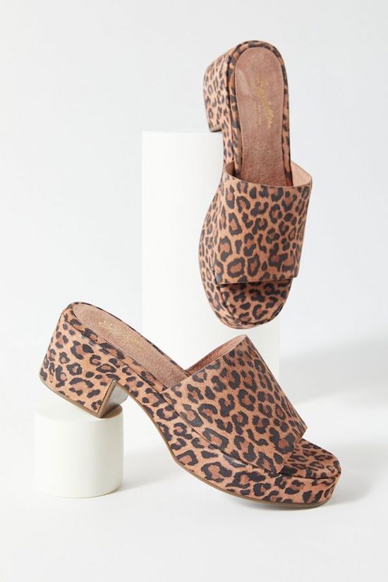 Seychelles Animal Print Platform Heels