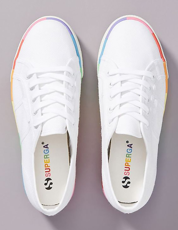 STYLECASTER | Dainty White Sneakers You Could Definitely Wear Under Your Bridal Gown