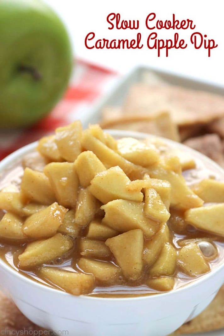 STYLECASTER | 15 Slow-Cooker Apple Recipes For When You Come Home From The Orchard | Caramel Apple Dip