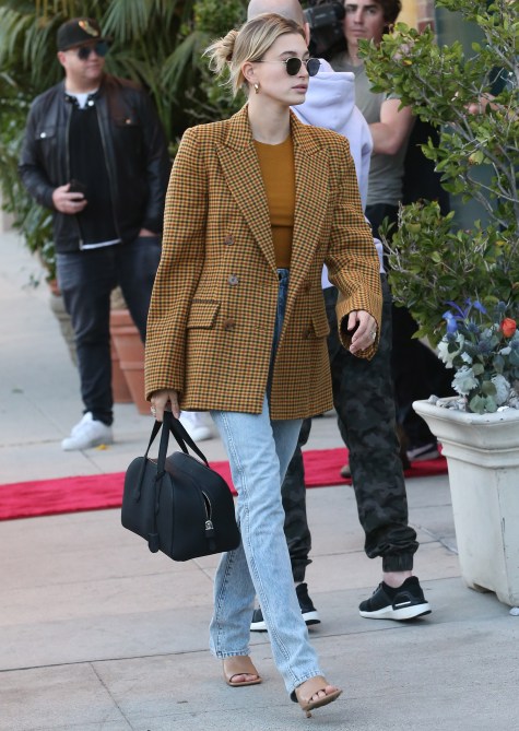 STYLECASTER | Hailey Bieber Street Style Blazers