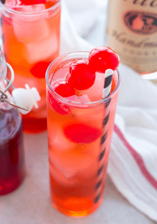 STYLECASTER | vodka cocktails | dirty shirley temple