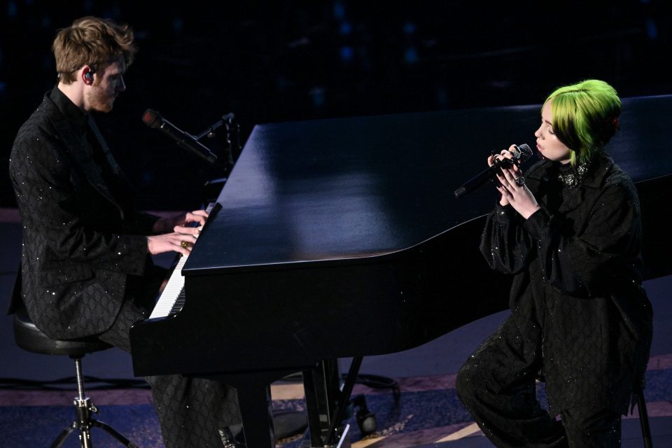 Billie Eilish & FINNEAS Oscars 2020