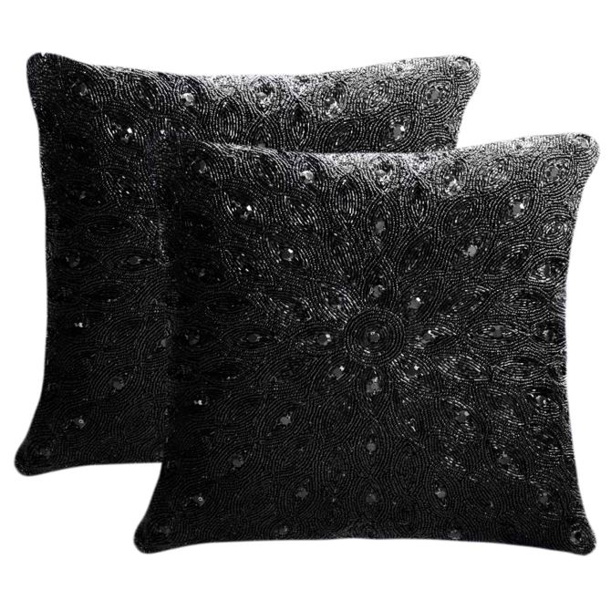 cotton craft peacock throw pillow