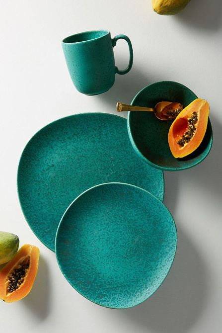 STYLECASTER | Virtual Party Theme Ideas | zoysia dinner plates Anthropologie