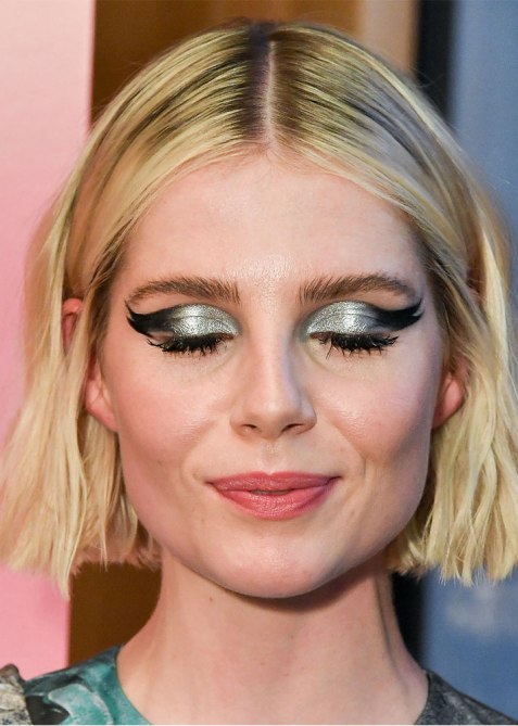 Lucy Boynton The Politician Screening makeup