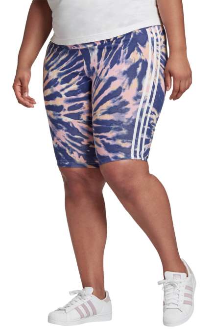 STYLECASTER | Nordstrom Plus-Size Sale 2020 | tie dye bike shorts