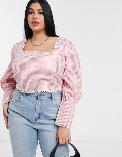 STYLECASTER | ASOS Sale | pink plus top