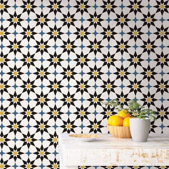 STYLECASTER | Peel and Stick Wallpapers | moroccan wallpaper