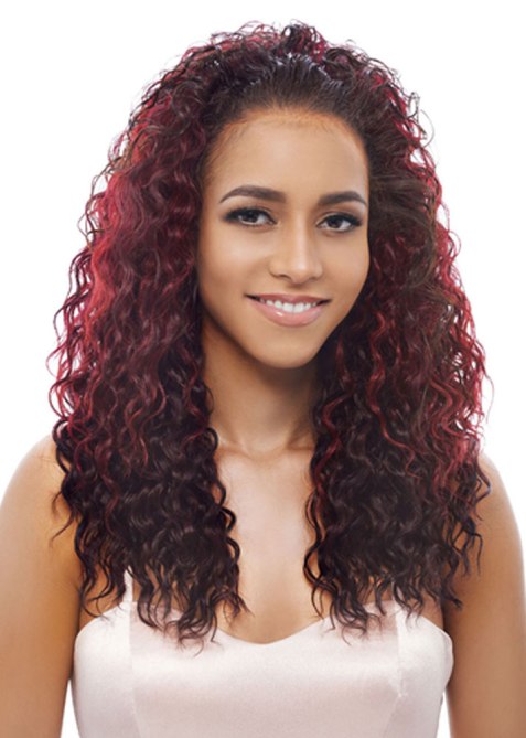 Janet Collection Agatha Synthetic Hair Half Wig 