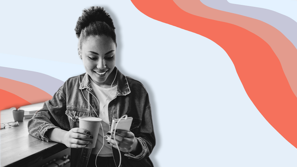 Woman With Headphones